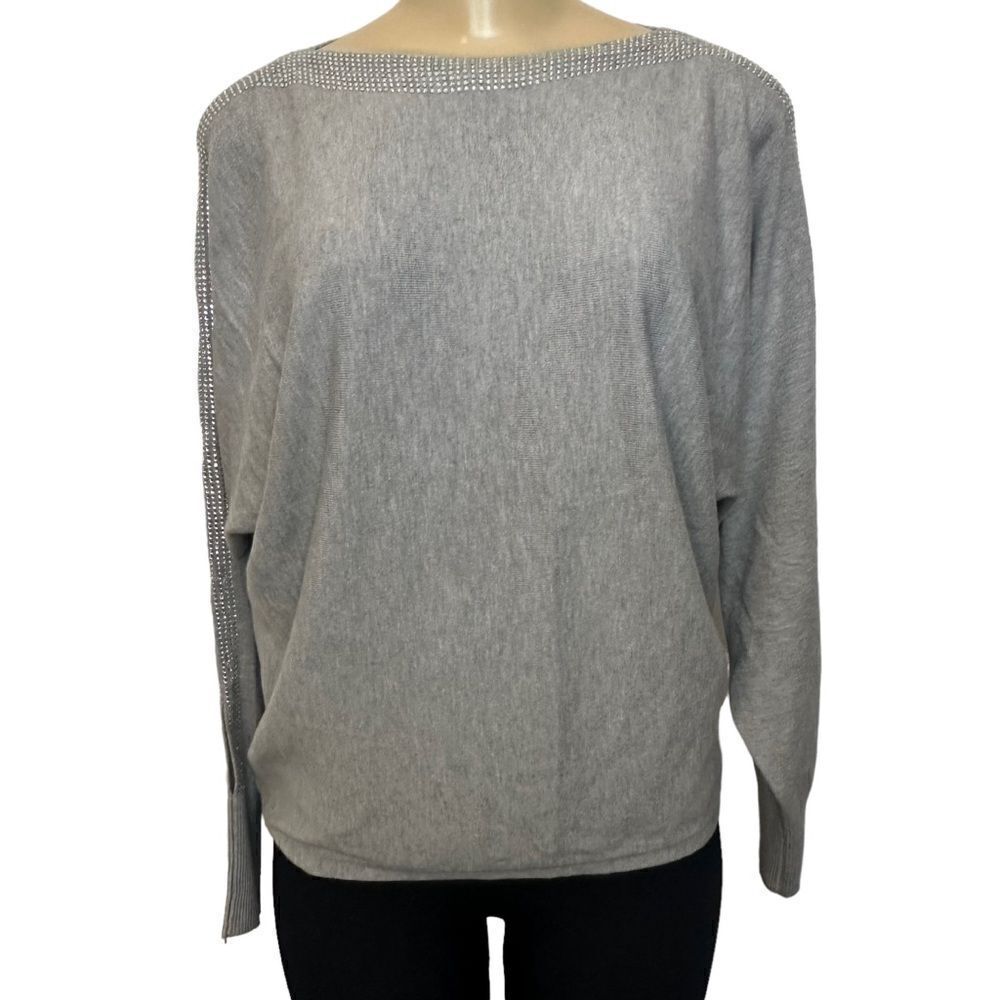 Liv Milano rhinestone embellished Sweater medium